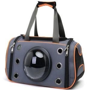 Bolso Transportín con Ventana Lateral Intercambiable y Regilla Plástica